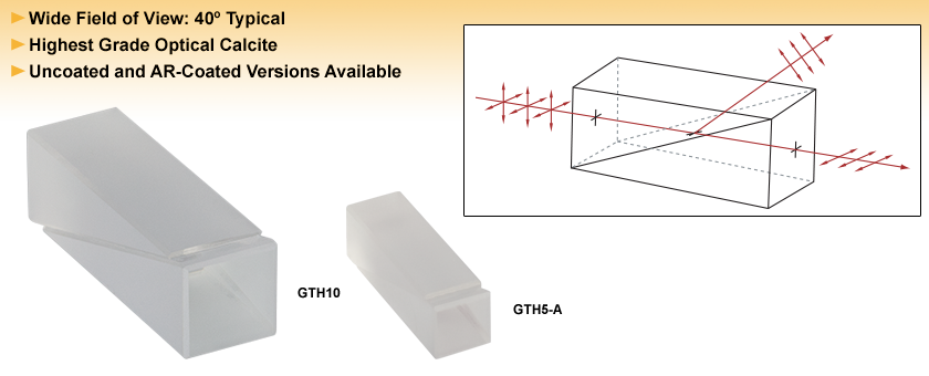 Glan-Thompson Polarizers