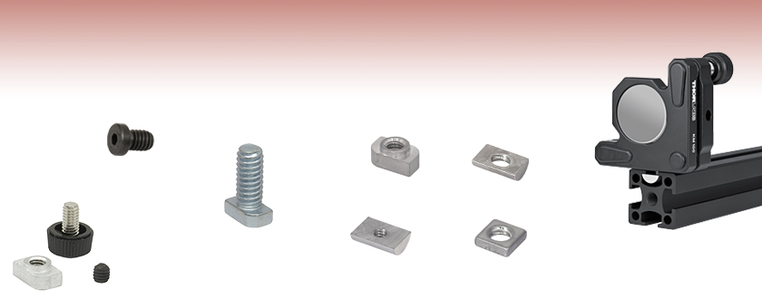 T-Nuts and Screws for 25 mm, 50 mm, & 75 mm Rails