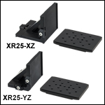 Quick-Connect Linear Stages, 25 mm Travel, Crossed-Roller Bearings