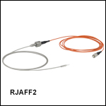 Rotary Joint Patch Cables with Ø200 µm Fiber and Ø2.5 mm Ferrules, Armored