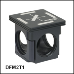 60 mm Cage-Compatible, Kinematic Fluorescence Filter Cube Insert and Base