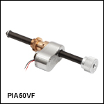 Vacuum-Compatible Piezo Inertia Actuator with 50 mm Travel