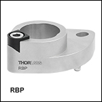 Pin-Aligned, Clamping Post Bases for Mounts with a Post-Centered Reflective Optical Surface