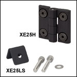 Hinge and Lid Stop for 25 mm Rail Enclosures