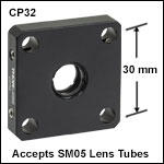 SM05-Threaded 30 mm Cage Plate
