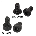 M3 x 0.5 Stainless Steel and Alloy Steel Cap Screws