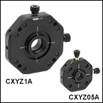 XYZ Translators for Ø1/2in or Ø1in Optics