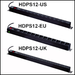 12-Outlet Power Strip - US, EU, or UK Plugs