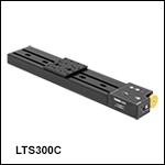 300 mm Linear Translation Stage with Integrated Controller, Stepper Motor