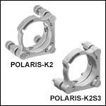 Polaris<sup>®</sup> Ø2in Kinematic Mirror Mount, 3 Adjusters