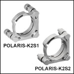 Polaris<sup>®</sup> Ø2in Kinematic Mirror Mount, 2 Adjusters