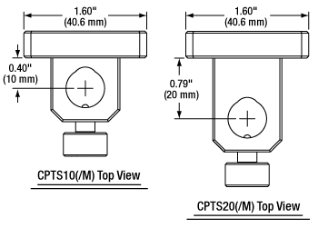 Pivoting Quick-Release Ø1 Optic Mount for 30 mm Cage System