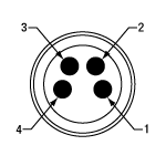 Pinout details for DC40 LED connector