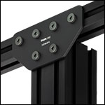 Gusset Plate for Construction Rails