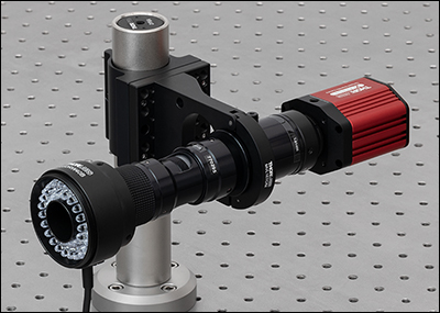 LEDRW40 Attached to a Zoom Lens