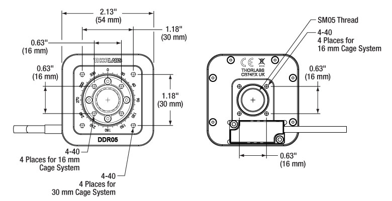 Compact Direct-drive Rotation Mount