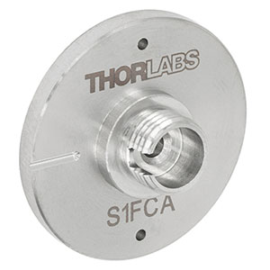 S1FCA - Ø1in FC/APC Fiber Adapter Plate Without Threads, Wide Key (2.2 mm)