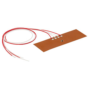 HT10K - Flexible Polyimide Foil Heater with 10 kΩ Thermistor