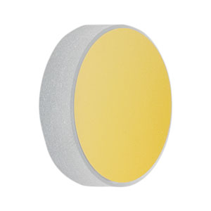 CM254-050-M01 - Ø1in Gold-Coated Concave Mirror, f = 50.0 mm