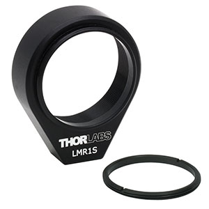 LMR1S - Ø1in Lens Mount with Internal and External SM1 Threads, 8-32 Tap