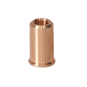 F19SSN2P - Threaded Bushing, Phosphor Bronze, 3/16in-100, 0.53in Long