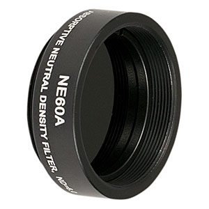 NE60A - Ø25 mm Absorptive ND Filter, SM1-Threaded Mount, Optical Density: 6.0