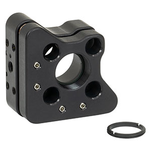 KC05-T/M - SM05 Threaded Kinematic Cage Mount, Ø1/2in Optics, Metric