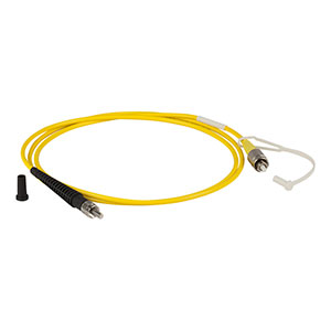 P2-980A-PCSMA-1 - Single Mode Patch Cable, 980 - 1550 nm, FC/PC to SMA, Ø3 mm Jacket, 1 m Long