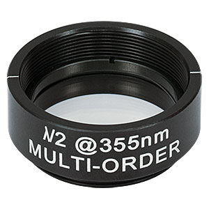 WPMH10M-355 - Ø1in Multi-Order Half-Wave Plate, SM1-Threaded Mount, 355 nm