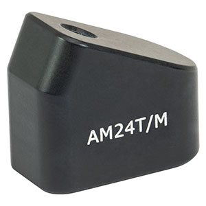 AM24T/M - 24° Angle Block, M4 Tap, M4 Post Mount