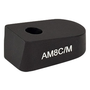 AM8C/M - 8° Angle Block, M4 Counterbore, M4 Post Mount