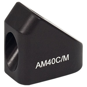 AM40C/M - 40° Angle Block, M4 Counterbore, M4 Post Mount