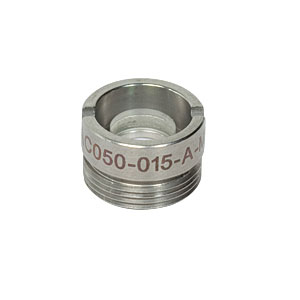 AC050-015-A-ML - f=15 mm, Ø5 mm Achromatic Doublet, M9x0.5 Threaded Mount, ARC: 400-700 nm