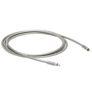 M50L02S-B - Ø50 µm, 0.22 NA, SMA905-SMA905 AR-Coated MM Patch Cable, 650 - 1100 nm, 2 m Long