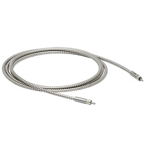 M200L02S-A - Ø200 µm, 0.22 NA, SMA905-SMA905 AR-Coated MM Patch Cable, 400 - 700 nm, 2 m Long
