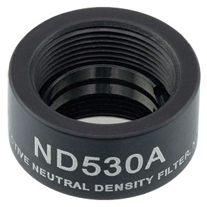 ND530A - Reflective Ø1/2in ND Filter, SM05-Threaded Mount, Optical Density: 3.0