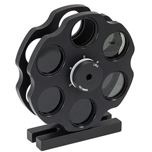 FW2AND - Twelve Station Dual Filter Wheel for Ø1in (Ø25 mm) Filters with Base Assembly, 10 ND Filters Included