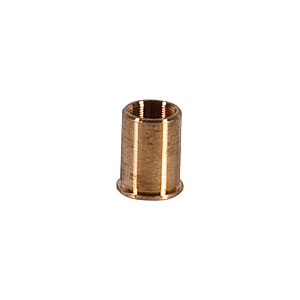 N100B2P - Threaded Bushing, Phosphor Bronze, 3/16in-100, 0.34in Long