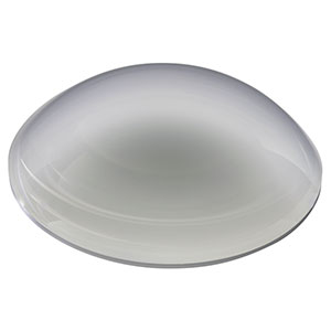 LE4412-UV - f = 100.0 mm, Ø2" UV Fused Silica Positive Meniscus Lens, AR Coating: 245-400 nm 