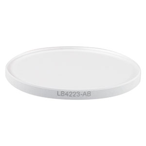 LB4223-AB - f = 750 mm, Ø1in UV Fused Silica Bi-Convex Lens, AR Coating: 400 - 1100 nm