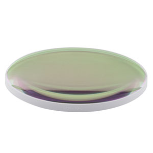 LB4710-C - f = 300 mm, Ø2in UV Fused Silica Bi-Convex Lens, AR Coating: 1050 - 1700 nm