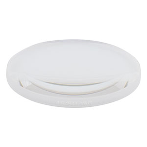 LB4941-YAG - f = 100 mm, Ø1in UV Fused Silica Bi-Convex Lens, 532 / 1064 nm V-Coat