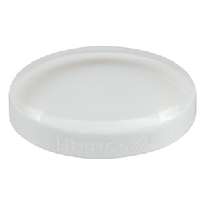 LB4915-532 - f = 50 mm, Ø1/2in UV Fused Silica Bi-Convex Lens, 532 nm V-Coat