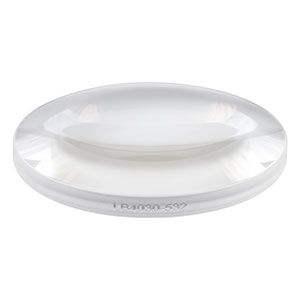 LB4030-532 - f = 40 mm, Ø1in UV Fused Silica Bi-Convex Lens, 532 nm V-Coat