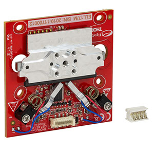 ELL17/M - Linear Stage: 28 mm Travel, One M4 and Four M3 Tapped Mounting Holes