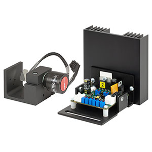 GVS211 - 1D Large Beam (10 mm) Diameter Galvo System, Broadband Mirror (-E02), Power Supply Not Included