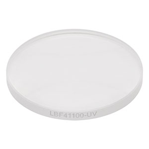 LBF41100-UV - UVFS Best Form Lens, Ø1in, f = 100.0 mm, AR Coating: 245 - 400 nm