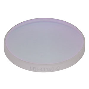 LBF41150-C - UVFS Best Form Lens, Ø1in, f = 150.0 mm, AR Coating: 1050 - 1700 nm