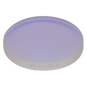 LBF41200-B - UVFS Best Form Lens, Ø1in, f = 200.0 mm, AR Coating: 650 - 1050 nm