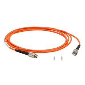 M124L02 - Ø400 µm, 0.50 NA, Low OH, FC/PC-FC/PC Fiber Patch Cable, 2 m Long